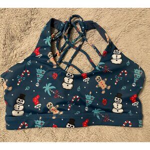 CVG Holiday Collection - Butterfly Back Sports Bra (S) NWOT